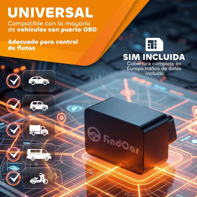 findCar OBD – localizador GPS para coche