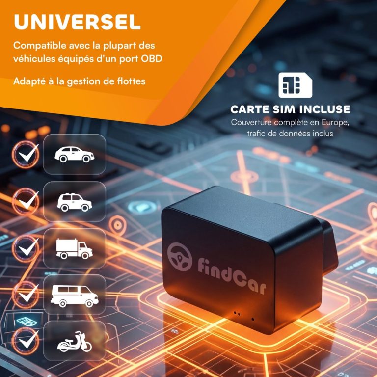 findCar OBD – traceur GPS pour voiture