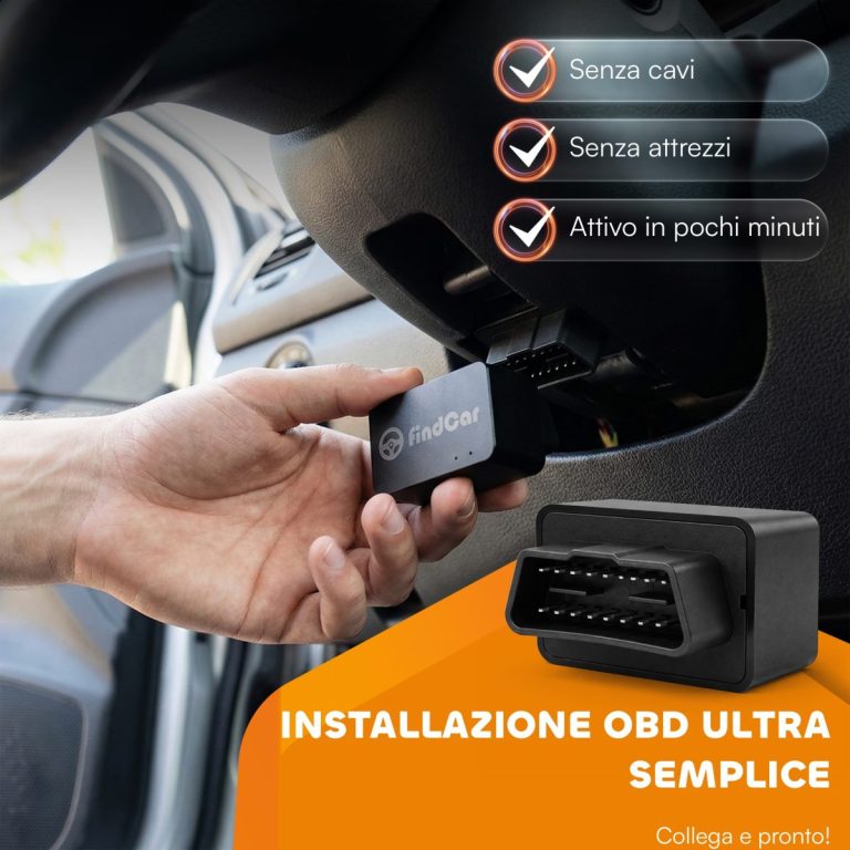 findCar OBD – localizzatore GPS per auto
