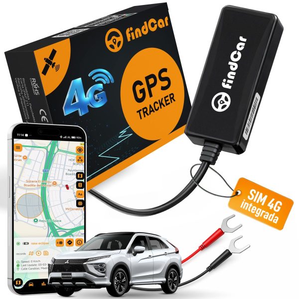 findCar Tracker 4G – localizador GPS para coche
